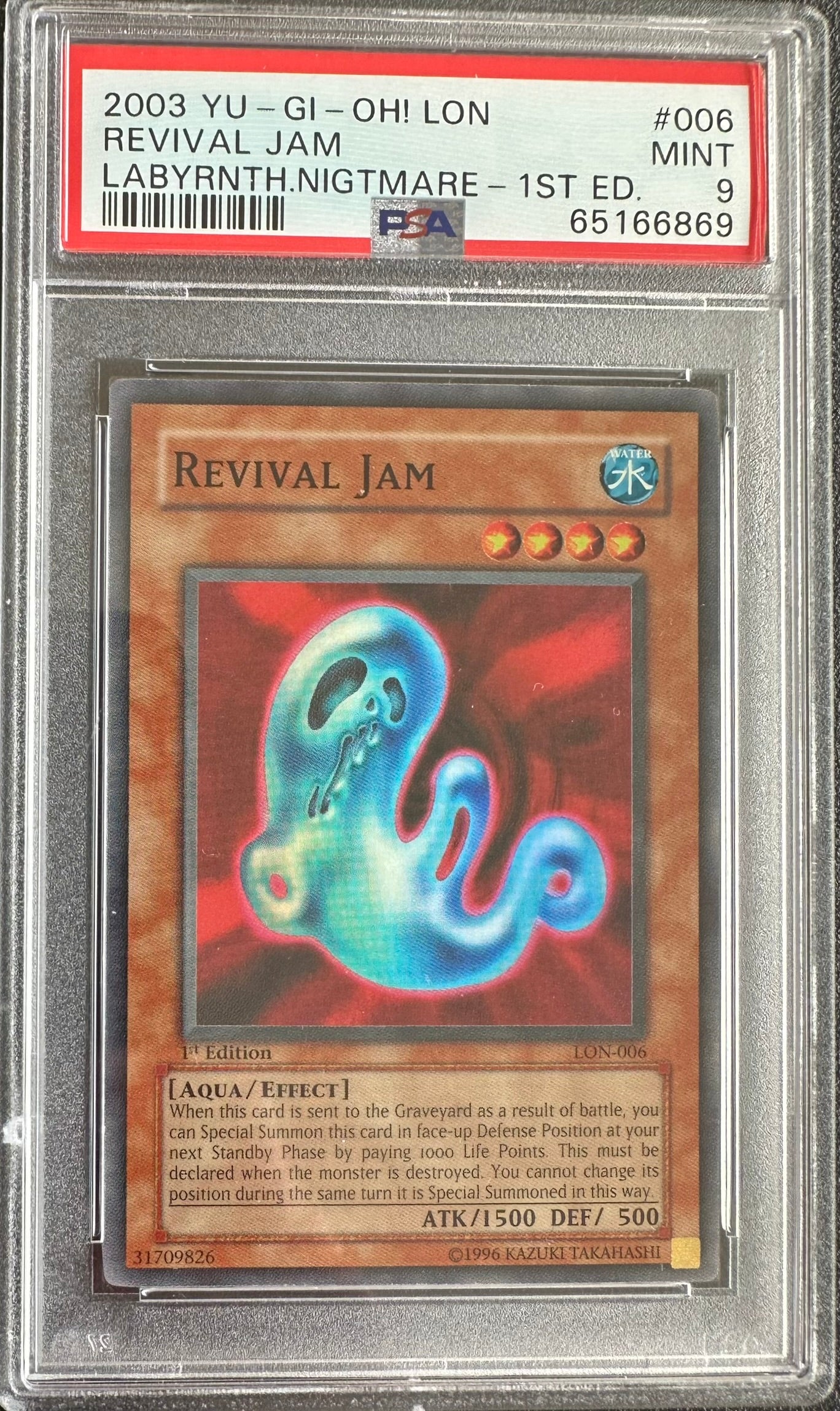 2003 LON-LABYRINTH OF NIGHTMARE | 1ST EDITION #G006 REVIVAL JAM PSA 9