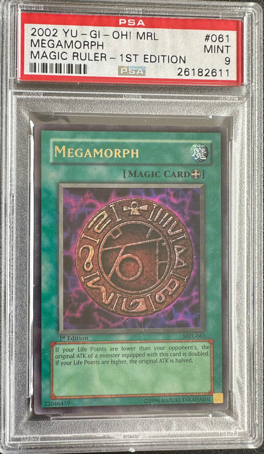 2002 MRL-MAGIC RULER | 1ST EDITION #061 MEGAMORPH PSA 9