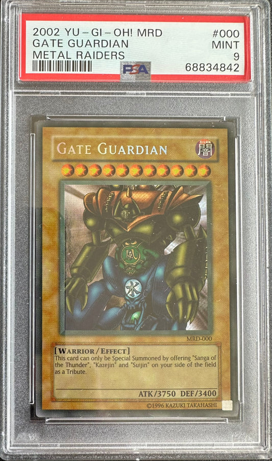 2002 MRD-METAL RAIDERS | #000 GATE GUARDIAN PSA 9 FADED