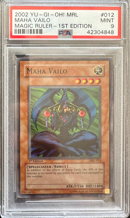 2003 MAGIC RULER | #012 1ST EDITION MAHA VAILO PSA 9