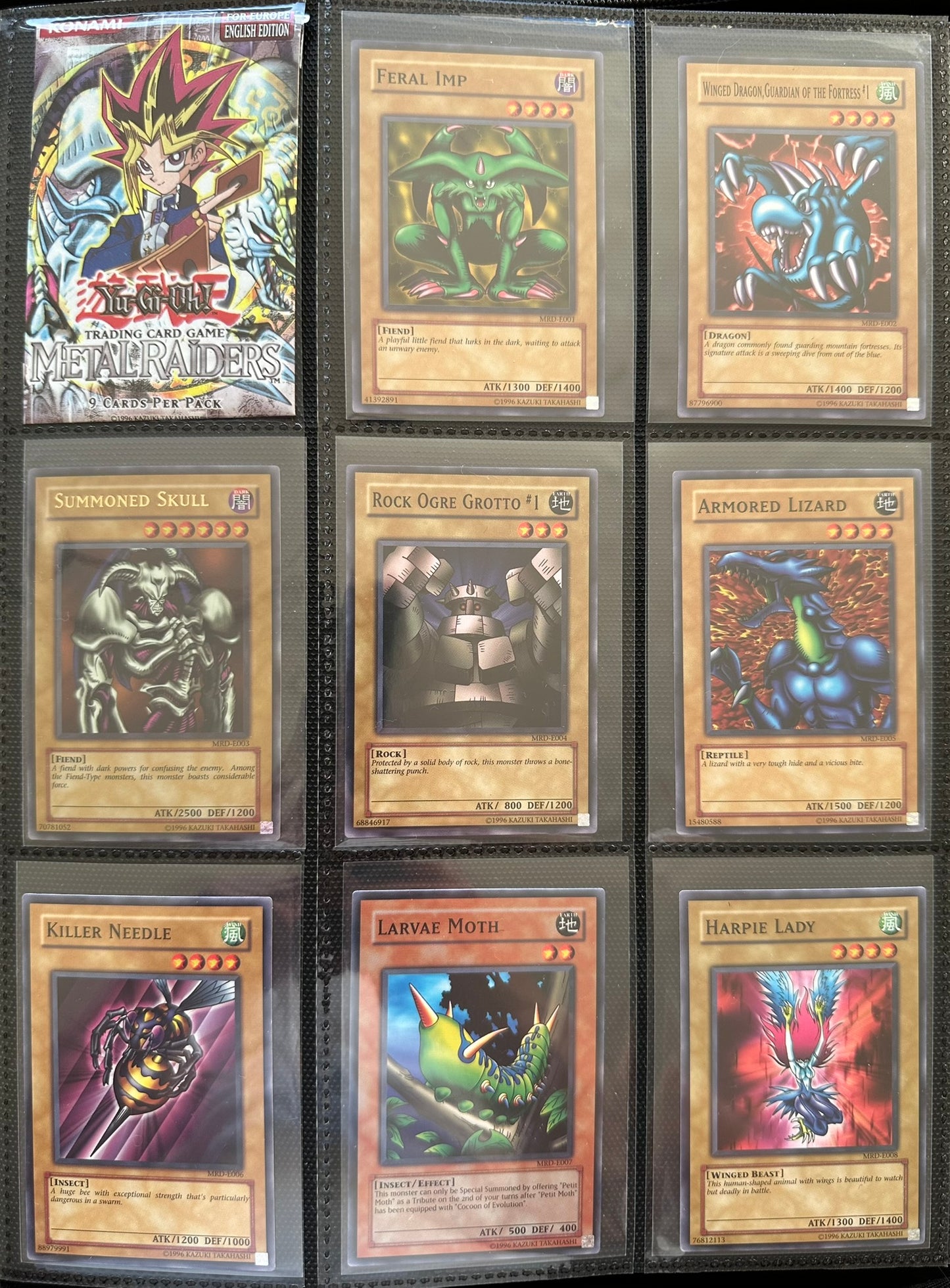 2003/2004 Metal Raiders Set 138/143 Euro Print & Vault X NM/VLP