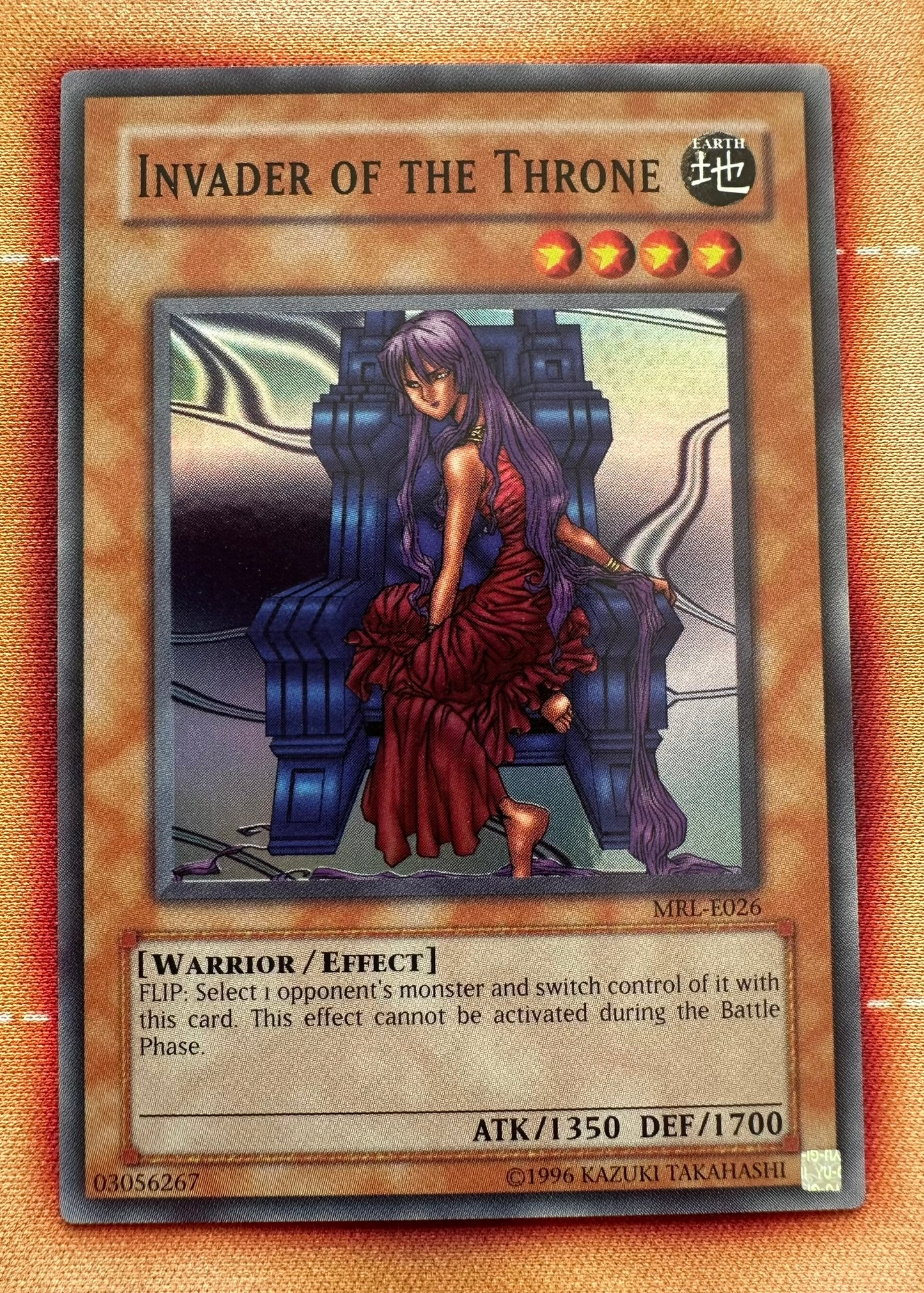 2003 MAGIC RULER – SUPER RARE #MRL-E-082 INVADER OF THE THRONE