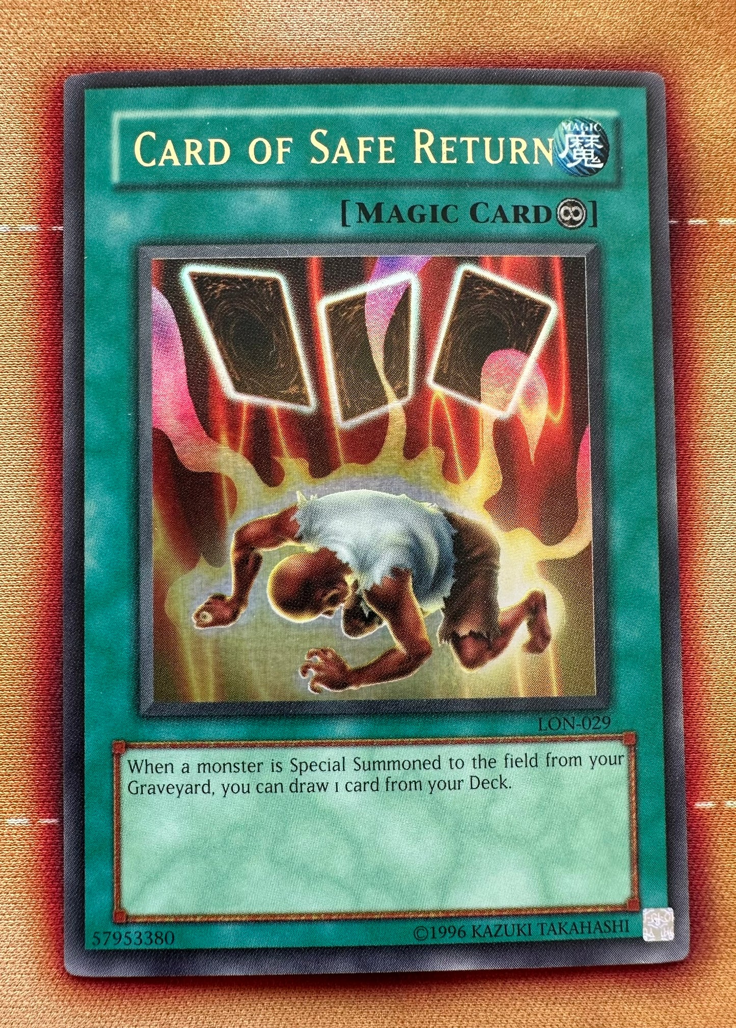 2003 LON-LABYRINTH OF NIGHTMARE – ULTRA RARE #LON-029 CARD OF SAFE RETURN