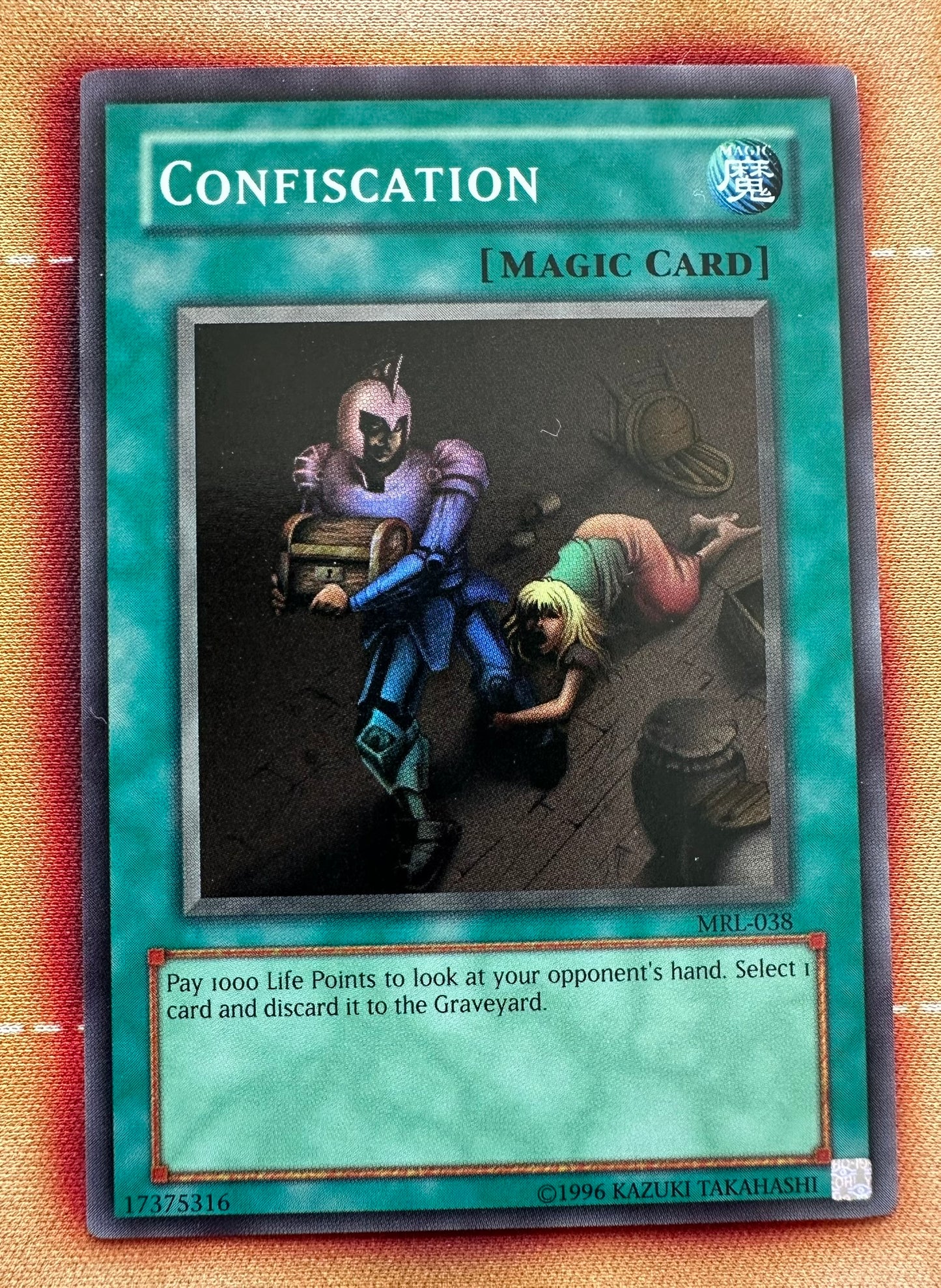 2002 MRL-MAGIC RULER – SUPER RARE #MRL-038 CONFISCATION