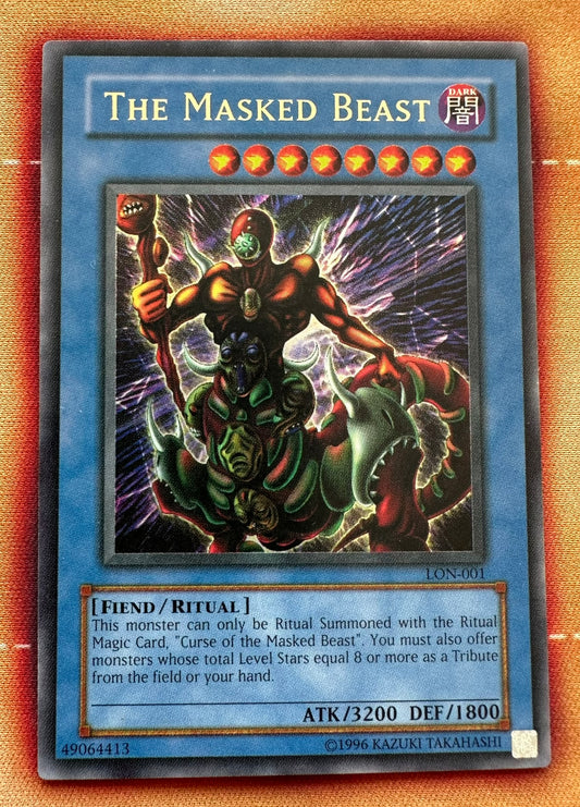 2002 LON-LABYRINTH OF NIGHTMARE – ULTRA RARE #LON-001 THE MASKED BEAST NM