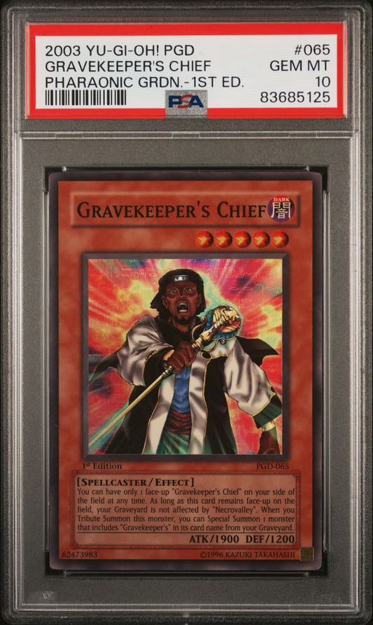 2003 PGD-PHARAONIC GUARDIAN | 1ST EDITION #065 GRAVEKEEPER'S CHIEF PSA 10