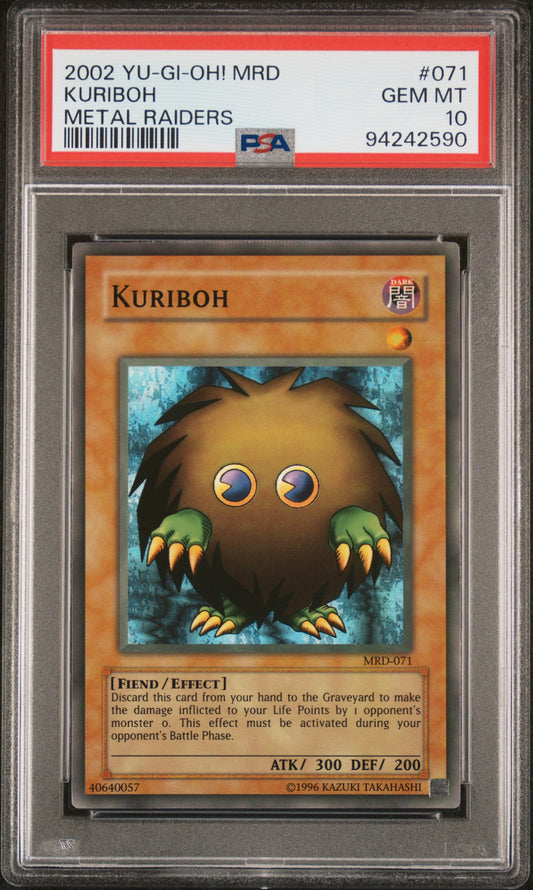 2002  MRD-METAL RAIDERS #071 KURIBOH PSA 10 FADED