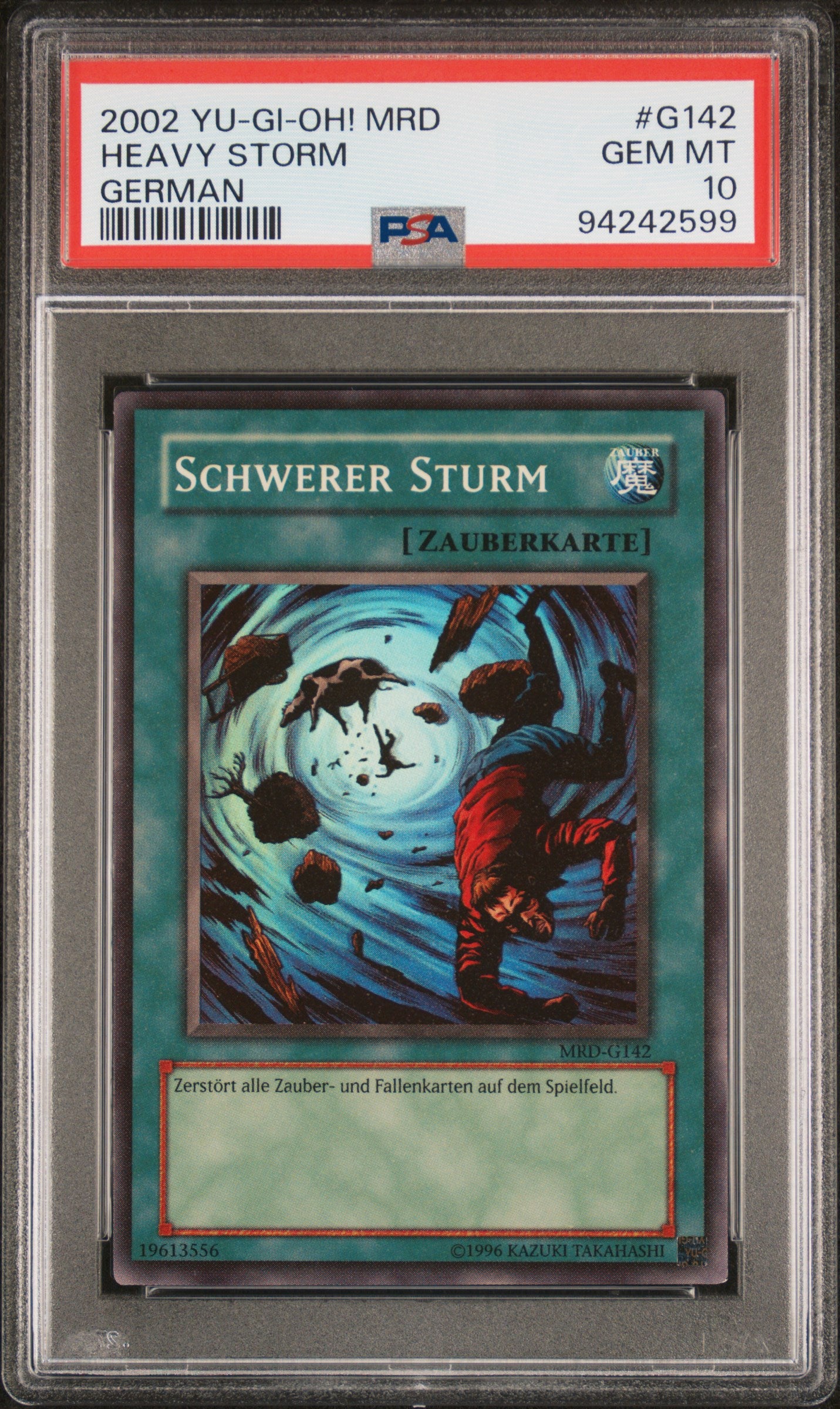 2002 MRD-METAL RAIDERS | GERMAN #G142 HEAVY STORM,SCHWERER STURM PSA 10