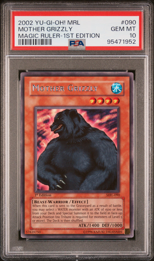 2002 MRL-MAGIC RULER | 1ST EDITION #090 MOTHER GRIZZLY PSA 10
