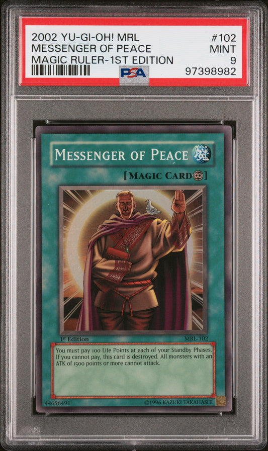 2002 MRL-MAGIC RULER | 1ST EDITION #102 MESSENGER OF PEACE PSA 9